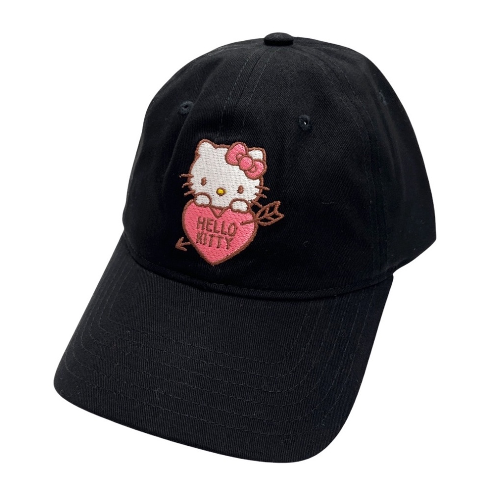 NWT Hello Kitty Embroidered Heart Cap